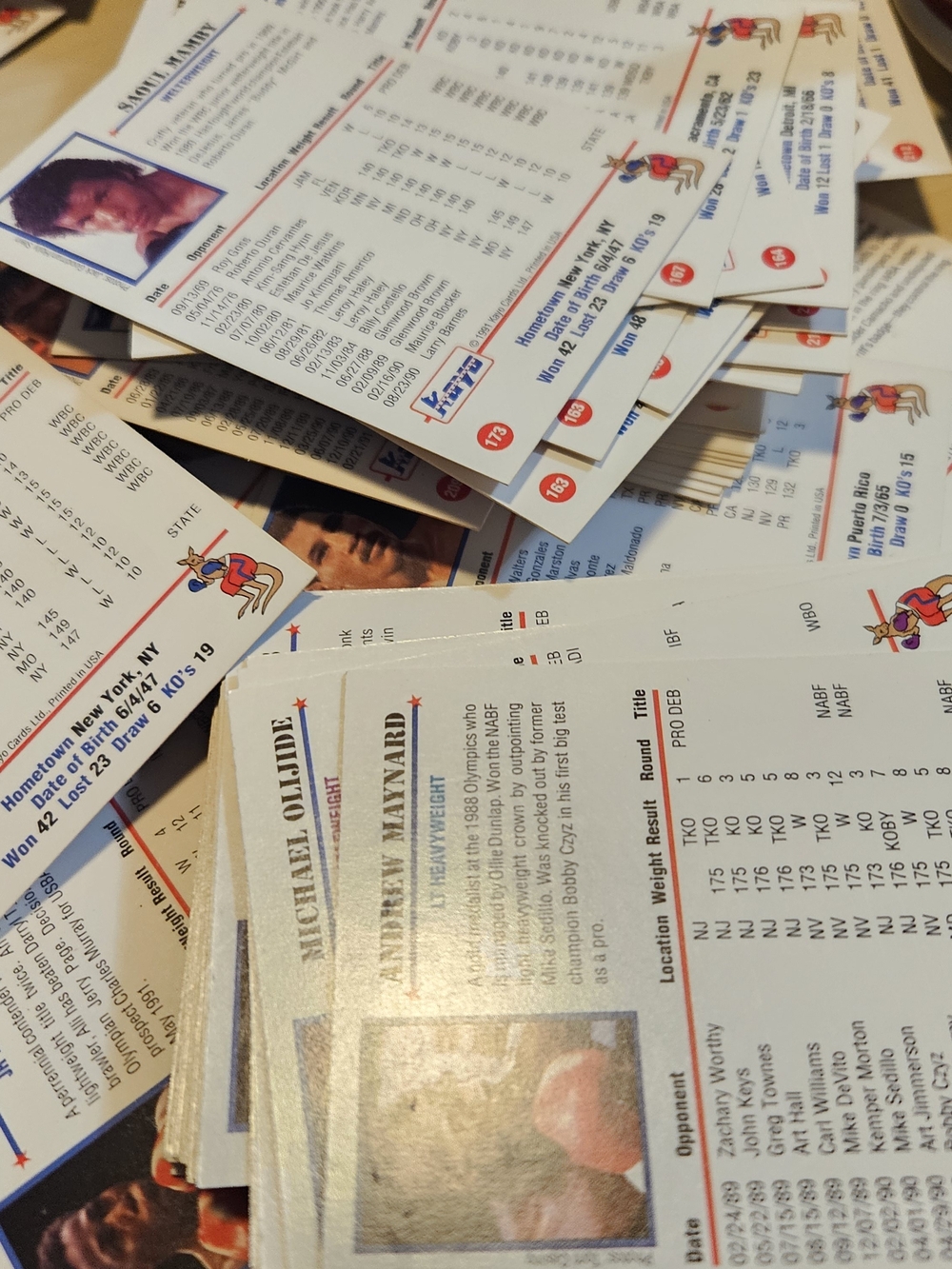 Boxing Trading Cards- Multi-Color - Collection - Picture 3 of 5